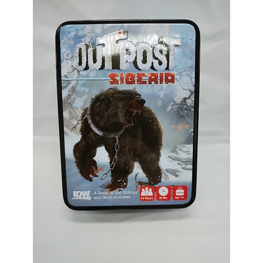 OutPost Siberia IDW Games Board Game Complete